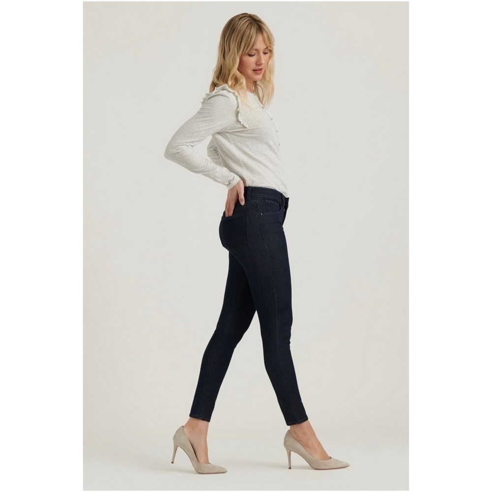 Lucky Brand Mid-rise Ava super skinny jeans size 0 / 25 Dark Wash - Picture 5 of 16